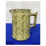 Antique Yellow Ware Sponge Ware Stone Ware