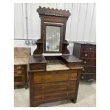 Antique Victorian Eastlake Style Dresser