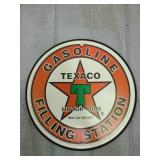 Texaco Metal Sign 12"X12"