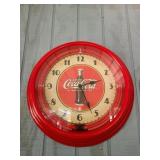 Coca-Cola Clock 16"X16"