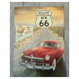 Route 66 Metal Sign 17"X12"