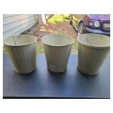Metal Trashcans