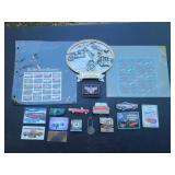 Plaque,  Stamps and Magnets