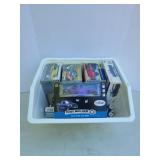 Tote  of Model Cars and Paint