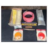 Lens, Tie Wraps,  Sharpening Stone and Misc.