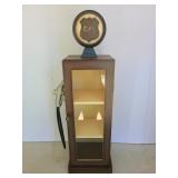 Battery-Powered Wooden Gas Cabinet 26"X7"