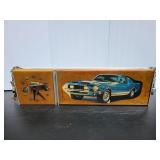 Mustang Light-Up Clock 37"x10"