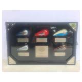 Harley-Davidson 5 Mini Gas Tanks Shadow Box