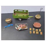 Lighter, Coin Purse,  Pins and Misc.