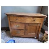 Vintage Wooden Buffet or Wash Stand