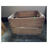 Wooden Crate with Aura Brewing Co Box