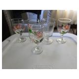 Hand Painted Stemware