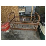 Vintage Wooden Baby Crib
