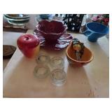 Apple, Cheese Bowl & Dip Bowls