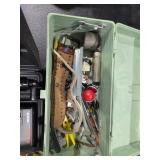 Tackle Boxes, Radio, and Lawn Sprayer