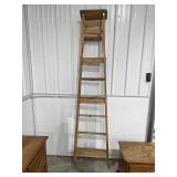 8 Foot Wooden Step Ladder