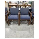 Padded Rolling Chairs