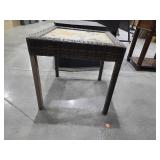 Glass Topped Plant Stand