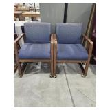 Two Padded Chairs