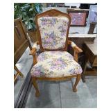 Vintage Wooden Framed Straight Chair