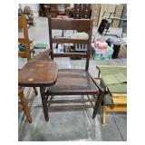 Vintage Wooden School Desk