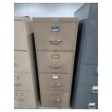 Metal Four Drawer Filing Cabinet