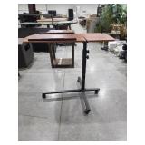 Wooden Topped Rolling Stand