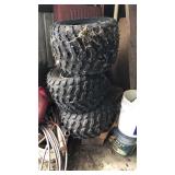 3-Carlisle AT25X12-9 Trail woof tires (like new)