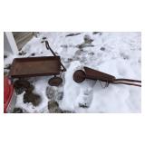 Mini Wheel barrel and Wagon