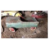 Vintage pedal car