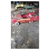 Vintage Fire Fighter foot pedal car