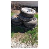 6-tires on a pallet