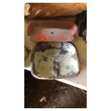 2-vintage pedal car/ tractor seats
