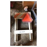 Slow moving sign & traffic stop sign