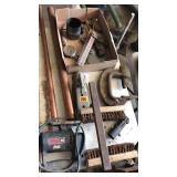 Hitch Cover, copper pipes, clamp, and air gauge,