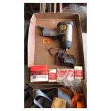 Ball Bushing Liner Bearing and air gun in flat
