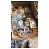 Spring pins and grease fittings
