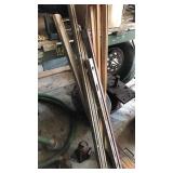 Level, and measurement sticks and survey