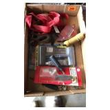 Tire Repair kits, chain hook and straps