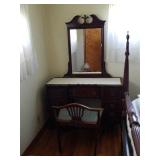Dresser with mirror