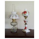2 non matching lamps