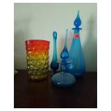 Art deco glass lot