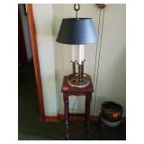 Table and lamp