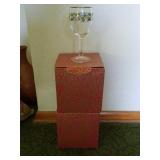 8 Christmas wine glasses