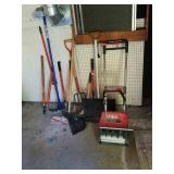 Long handle tools & electric snowblower