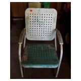 Metal patio chair