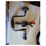 2 antique hand drills