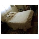 Full size rails, mattress and box spring