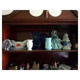 Large lot of figurines, glassware,