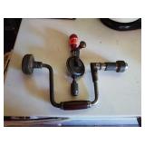 2 antique hand drills